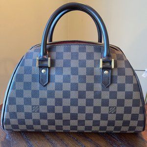 Louis Vuitton Ribera MM Damier Ebene Handbag - Vintage